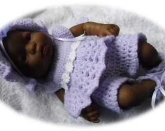 PDF Crochet pattern for 9.5 inch doll