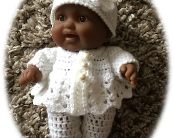 PDF Crochet pattern for 10 inch baby doll