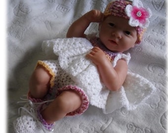 PDF Crochet pattern for 14 inch baby doll