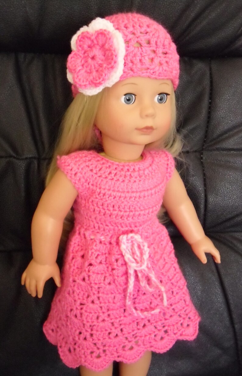 PDF Crochet pattern for 18 inch doll American Girl Doll or Etsy