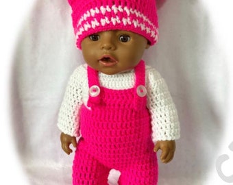 PDF Crochet pattern for 17 inch doll