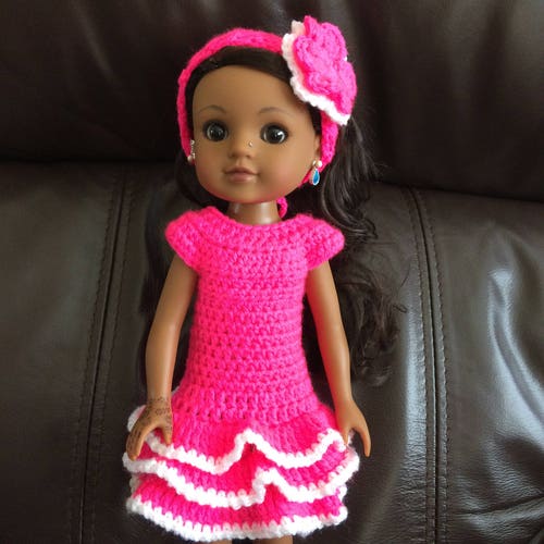 PDF Crochet Pattern for 14inch Doll Wellie Wisher Doll Etsy