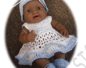 PDF Crochet pattern for 14 inch baby doll