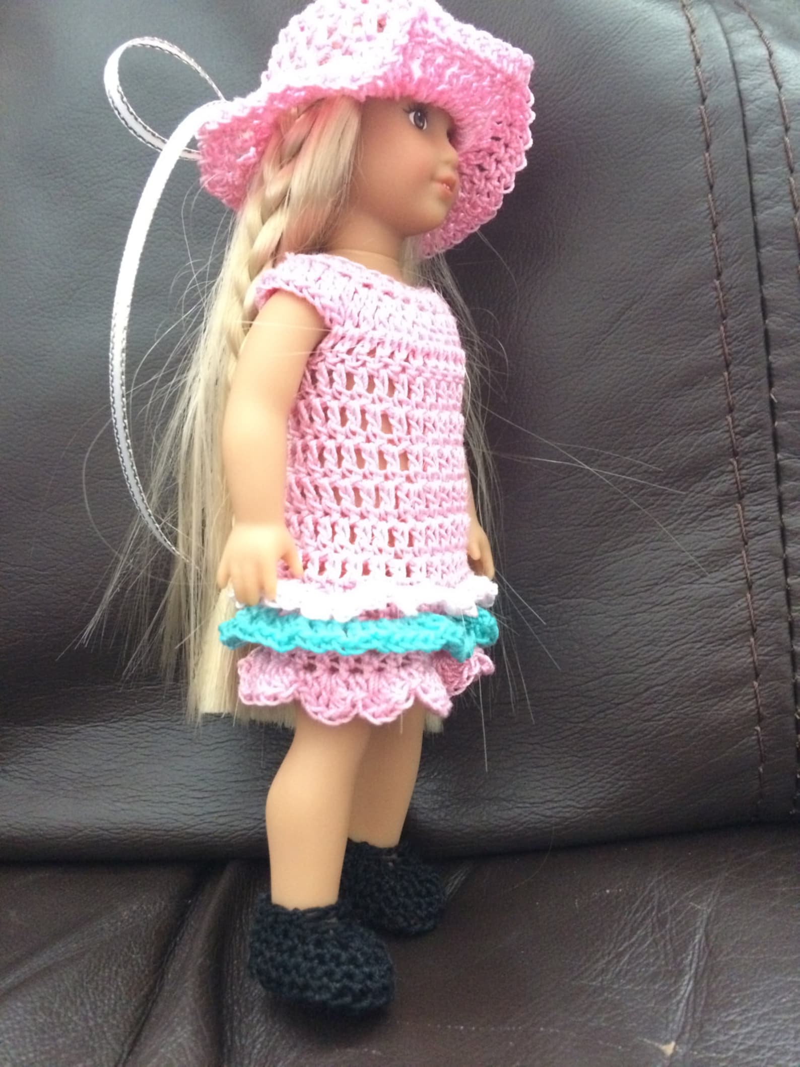 PDF Crochet Pattern for 6 Inch Doll American Girl Doll Mini Etsy