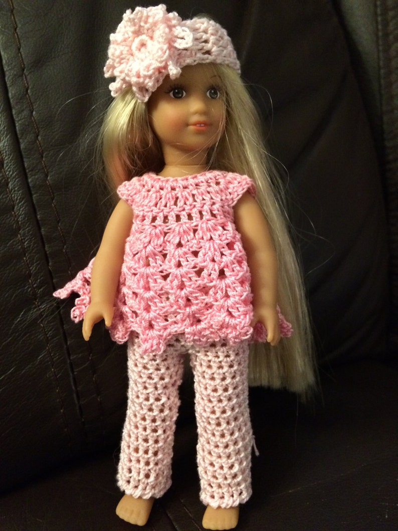 PDF Crochet Pattern for 6 Inch Doll American Girl Doll Mini Etsy