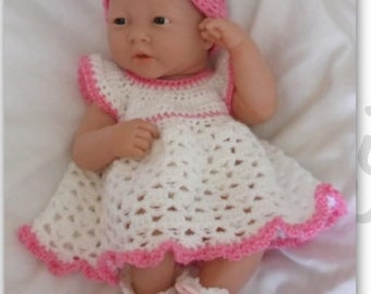 PDF Crochet pattern for 14 inch baby doll