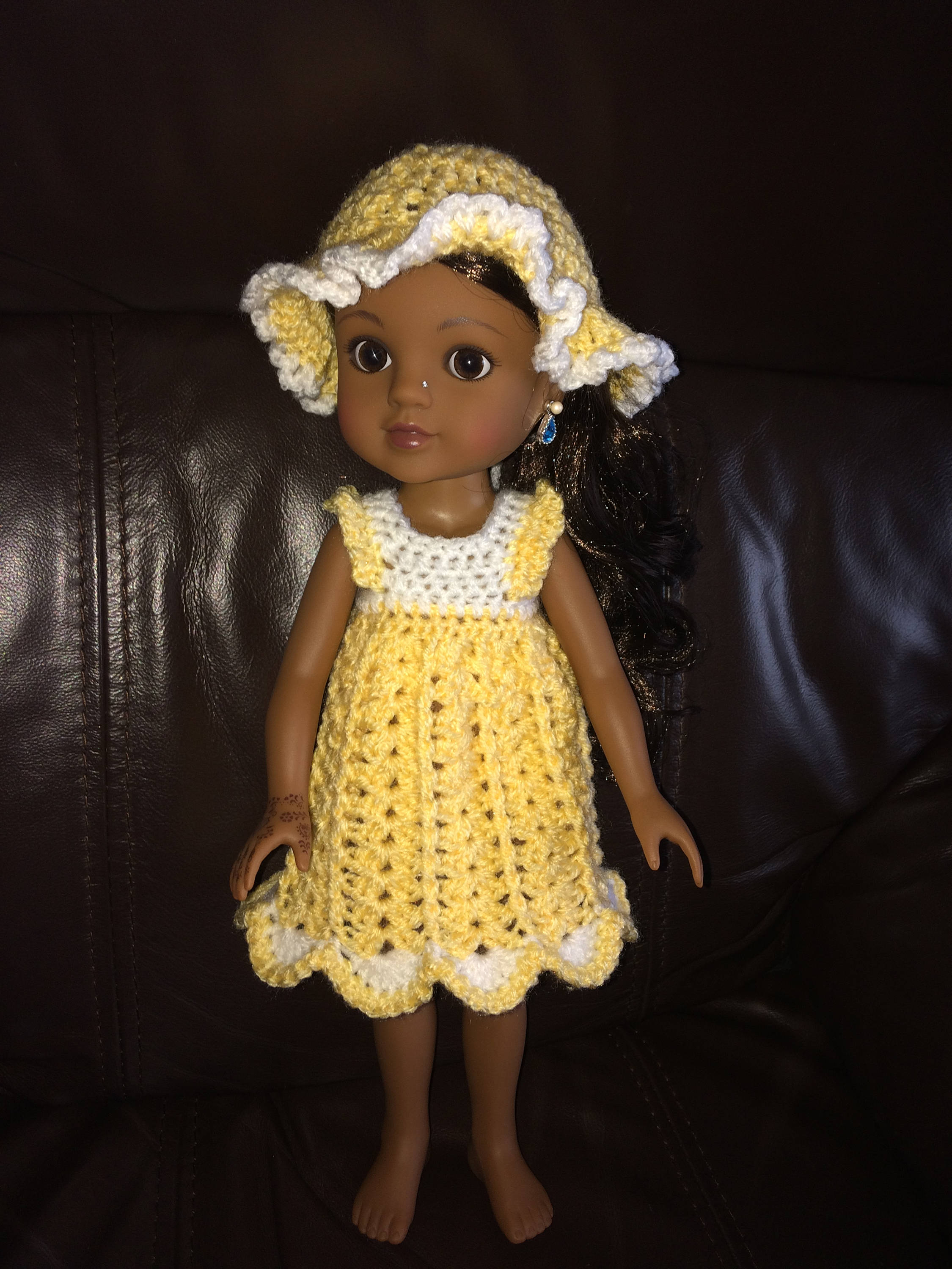 PDF Crochet Pattern for 14inch Doll Wellie Wisher Doll Etsy Canada