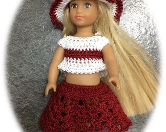 Crochet pattern for 6 inch doll