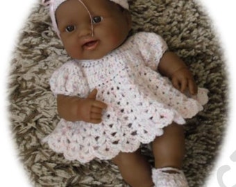 PDF Crochet pattern for 14 inch baby doll