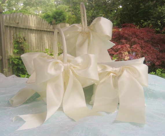 large flower girl basket