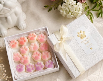 Powder Paws Wax Melts | Selfcare Geschenk | Duftwachs Pfoten | Geschenk für Freundin | Cozy Home Duftwachs | Sojawachs Wax Melts