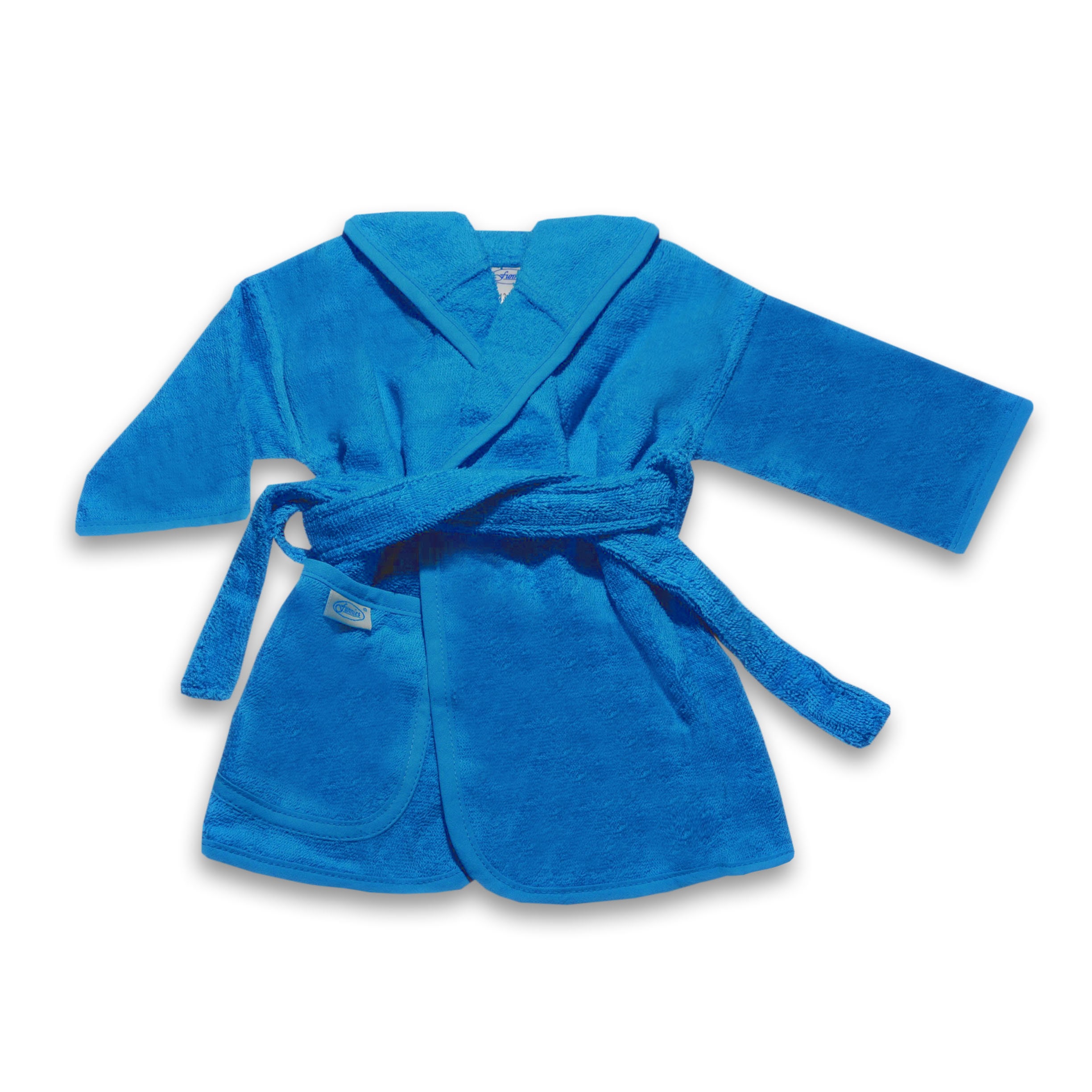 Personalized toddler bathrobe AQUA BLUE embroidered kids Etsy