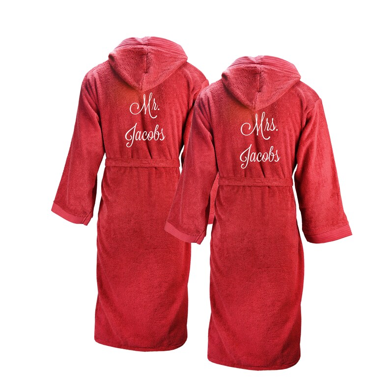 mr and mrs plush robes