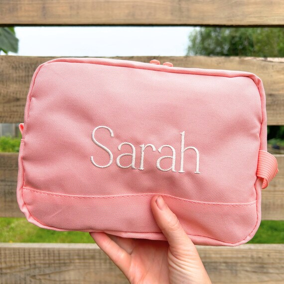 Personalisierte recycelte Polyester-Waschtasche