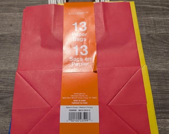 Lot von Kraft Papiertüten