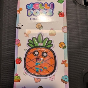 New pineapple Jelli pods squishy stickers