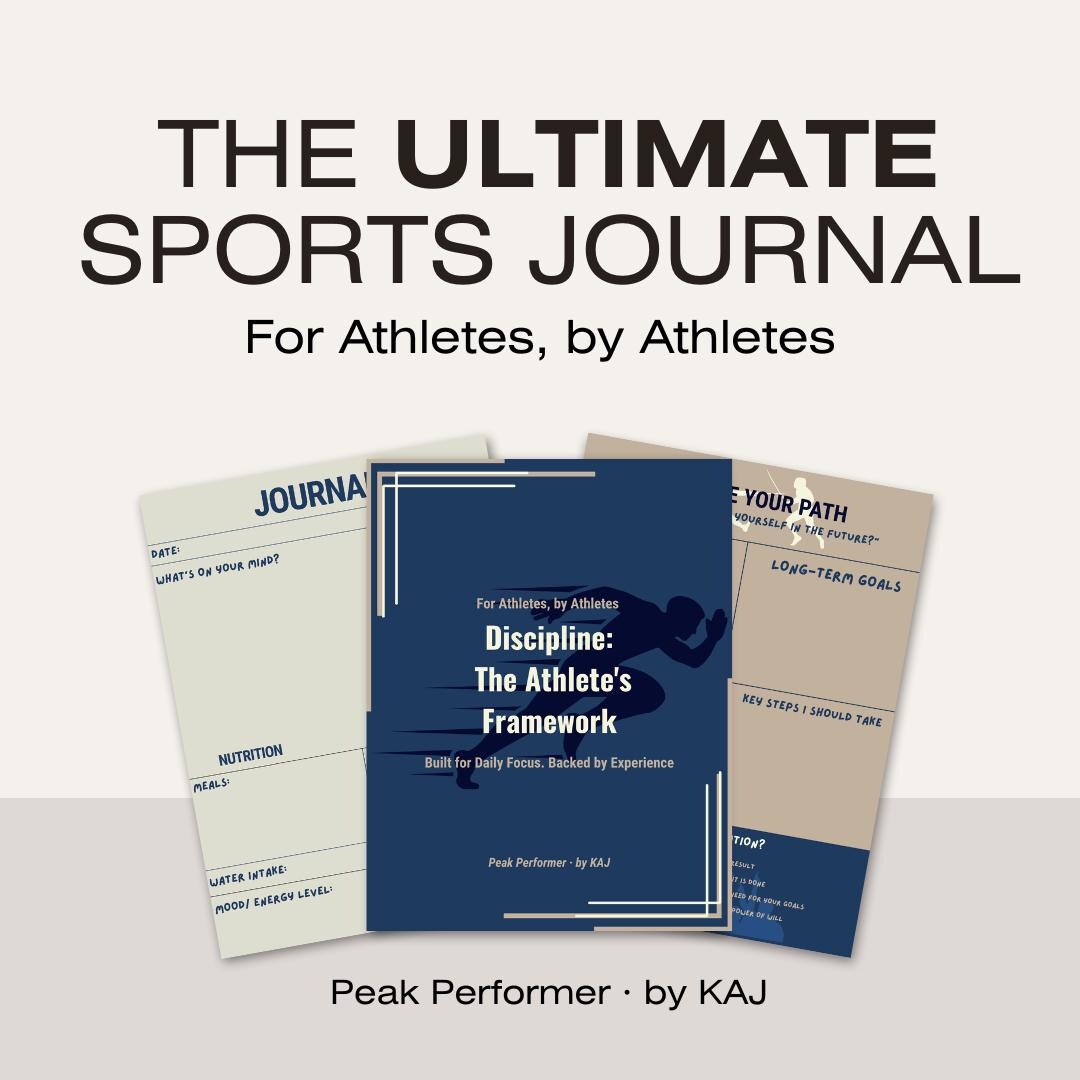 Athlete's Performance Tracker: Sports Journal, Training Log (digital ...