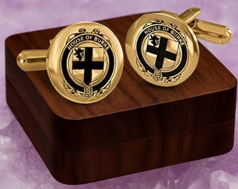 Manschettenknöpfe mit Familienwappen | Individuelles graviertes Logo & Monogramm Manschettenknöpfe | Personalisiertes Hochzeitsgeschenk für Männer, Bräutigam, Trauzeugen, Ehemann