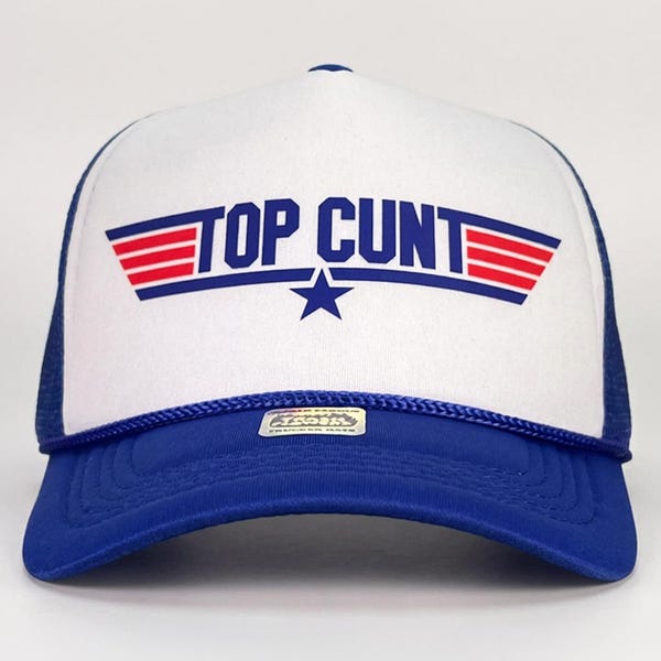 Boné Top Cunt Snapback Trash Flowers Trucker
