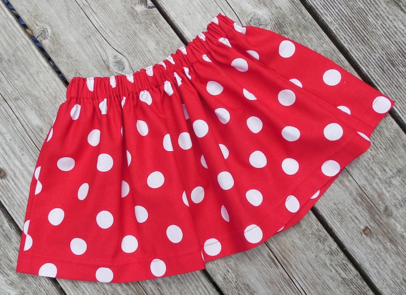 Girl/'s Toddlers Skirt and Shirt Christmas Outfit Red Polka Dot Skirt with Reindeer Applique Shirt
