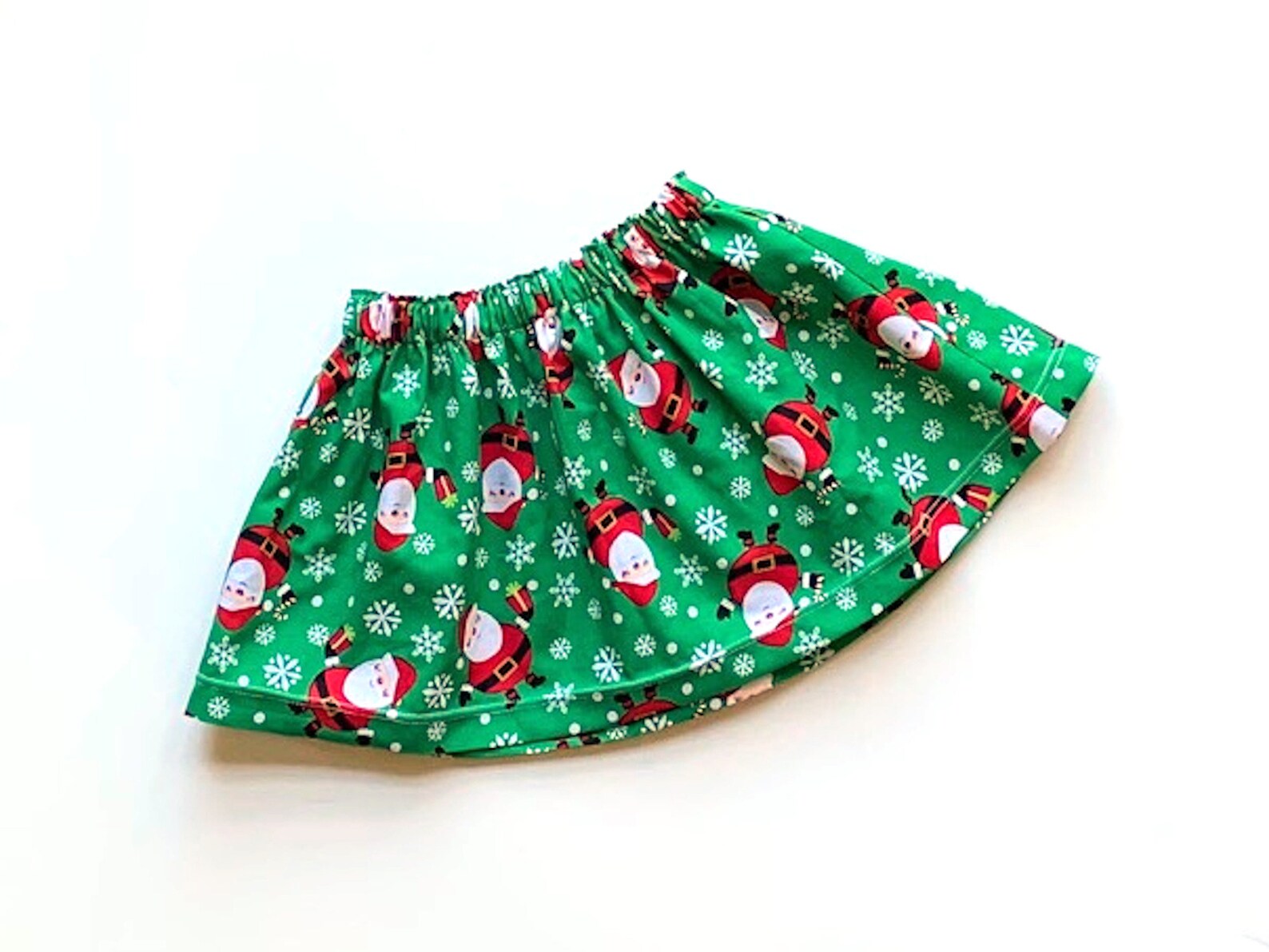 Girls Santa Skirt Toddler Christmas Skirt Christmas Etsy