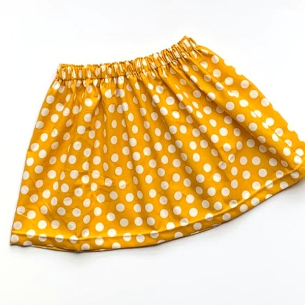 Girls Mustard Skirt, Fall Skirt, Toddler Skirt, Girls Clothing, Harvest Skirt, Thanksgiving Clothing,