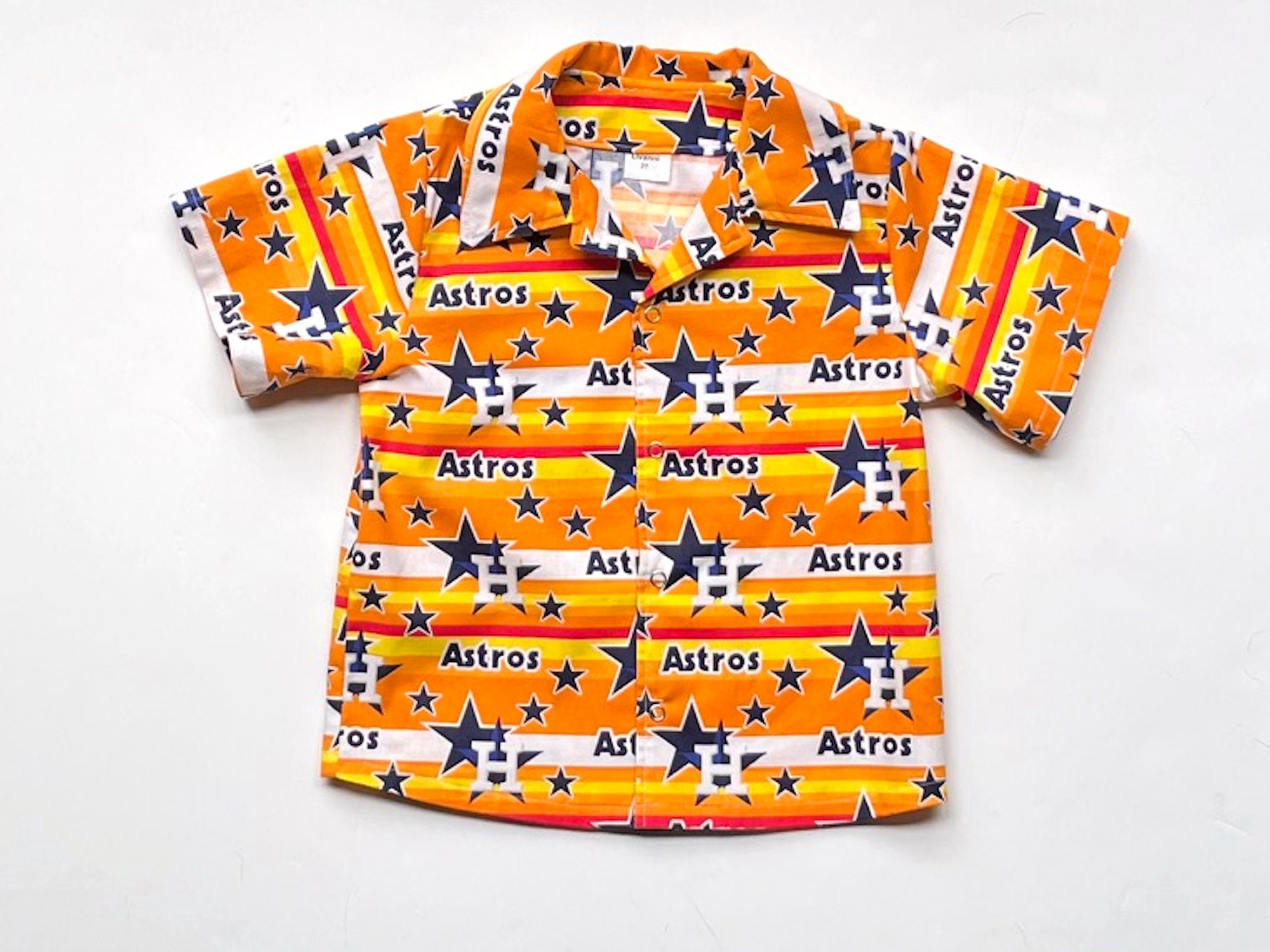 Boy's Houston Astros Shirt MLB Astros Button Down Shirt 