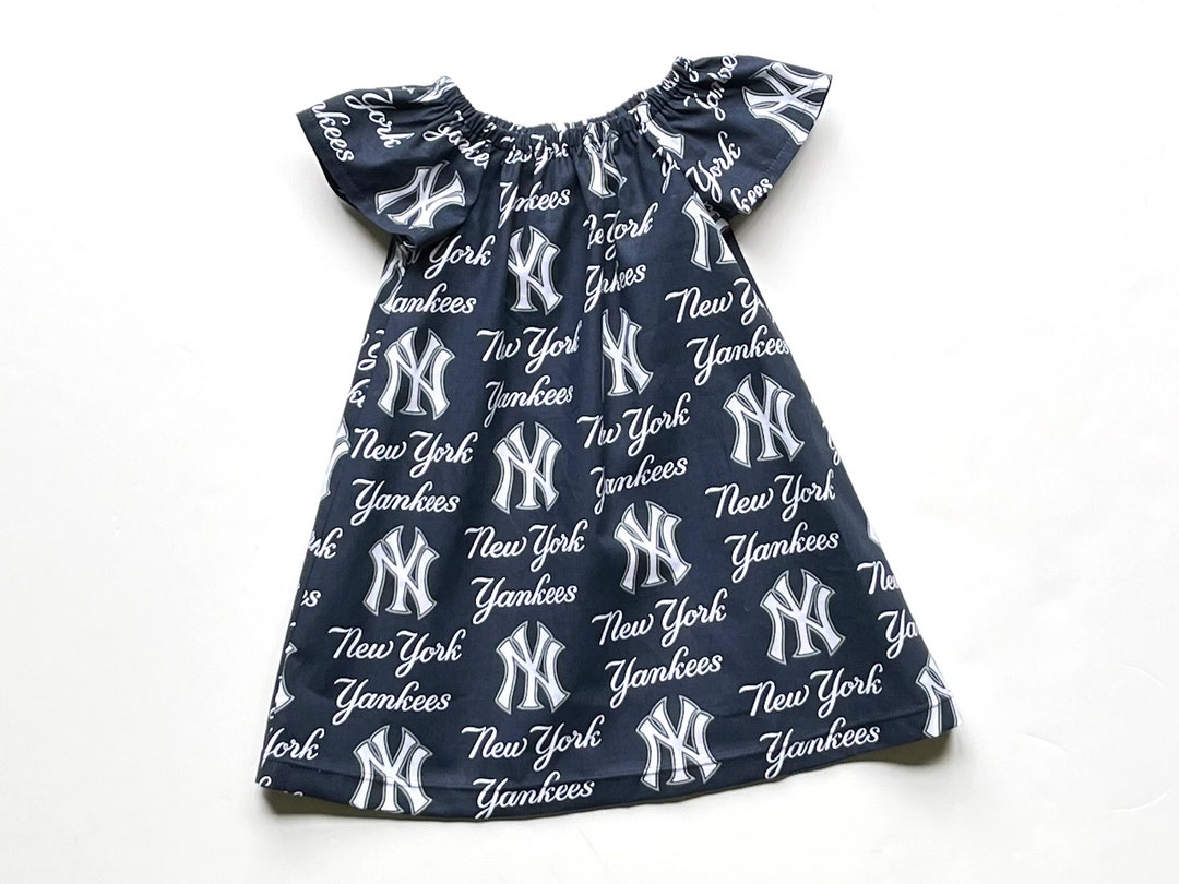 Girl's New York Yankees Dress, MLB Yankee Dress, Major League Baseball