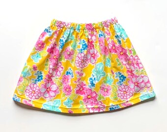 Yellow Floral Skirt | Etsy Singapore