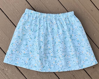 Girls Floral Skirt, Daisy Floral, Toddler Skirt, Closeout Clothing