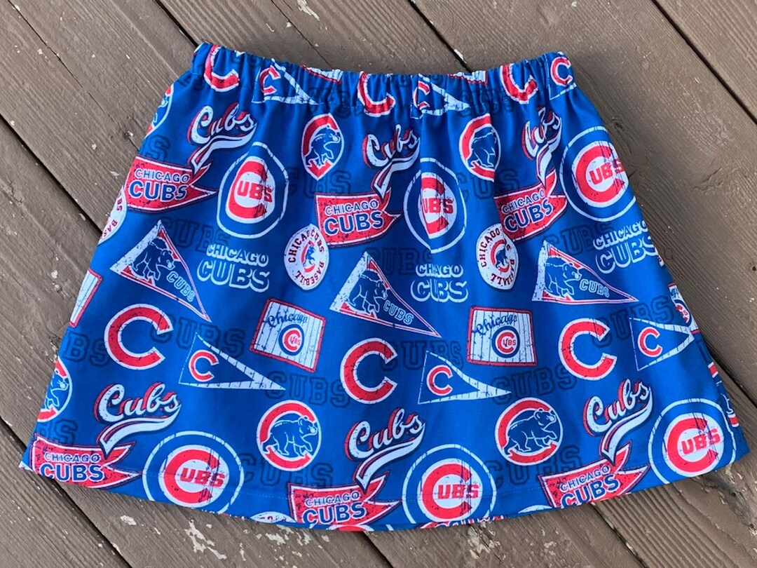 Chicago Cubs Skirt, Girls Clothing, Girls Baseball Skirt, MLB Etsy
