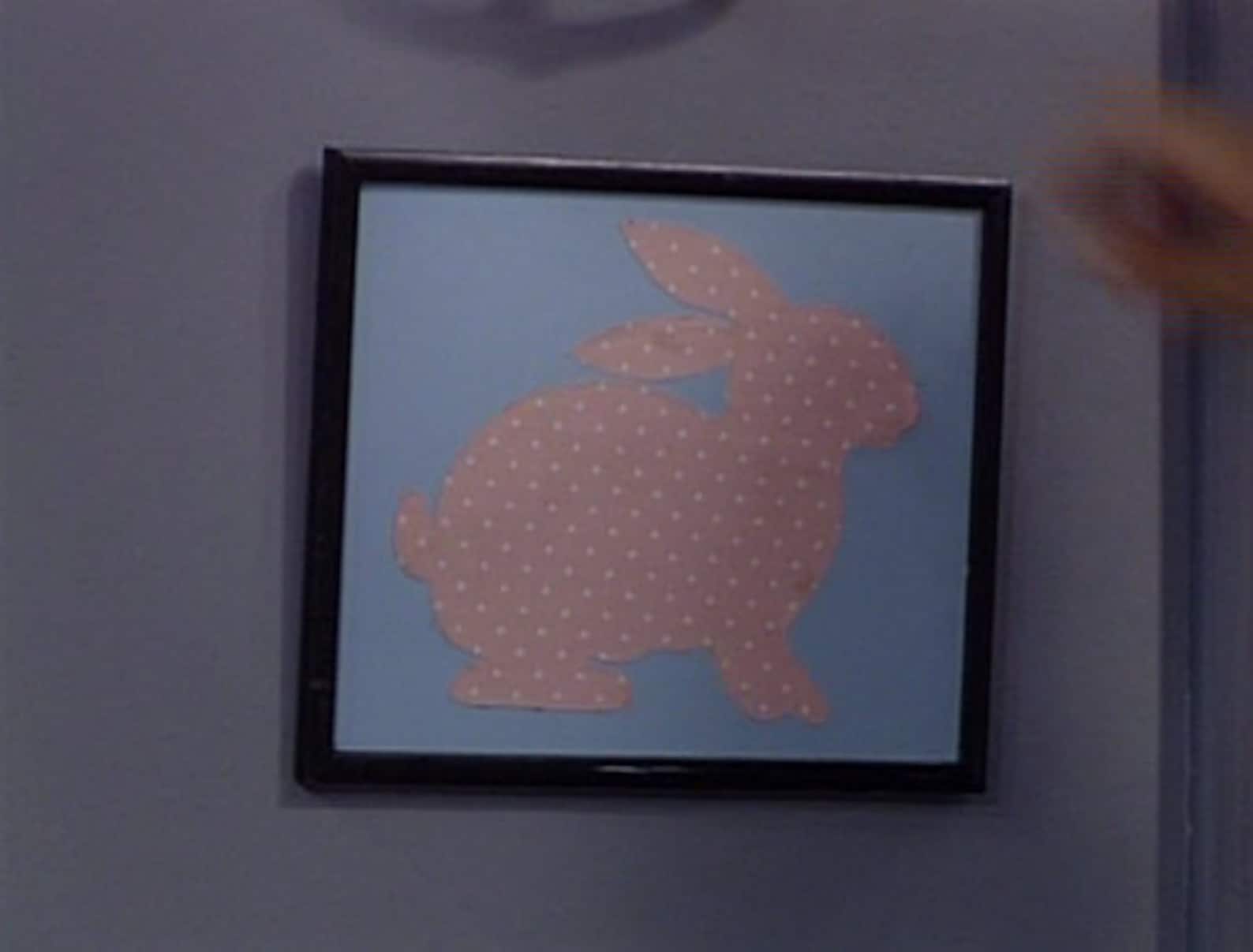 Full House Bunny Wallpaper Print - Etsy