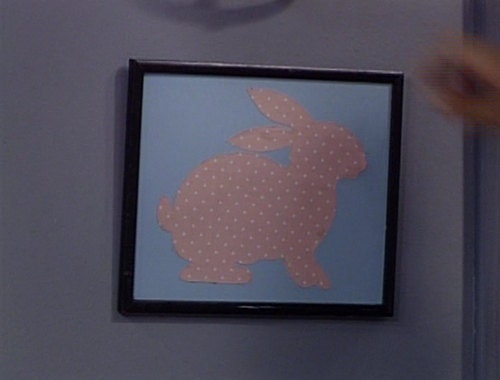Full House Bunny Wallpaper Print - Etsy