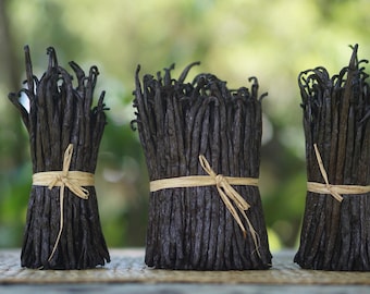 Organic Madagascar Vanilla Beans - Grade A Bourbon Vanilla Pods for Extract and Baking