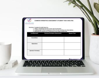 CFA-Student Task Analysis Template