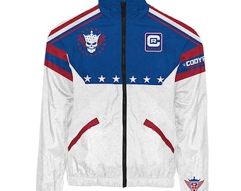 TV Show Inspired Cosplay Costume Stars & Stripes Nightmare Windbreaker Jacket