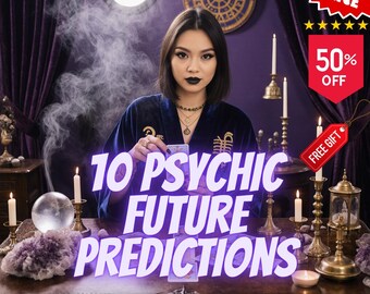 10 Future Psychic Predictions, Tarot Insights (Digital File)