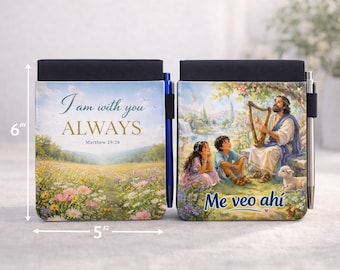JW Tract Holder, Ministry Organizer, Compartmentalized Case, Christian Gift, Psalm 18:25 Design