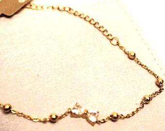 Crystal Bow Bracelet