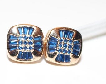Sapphire Golden set with cross design + mystery box gift