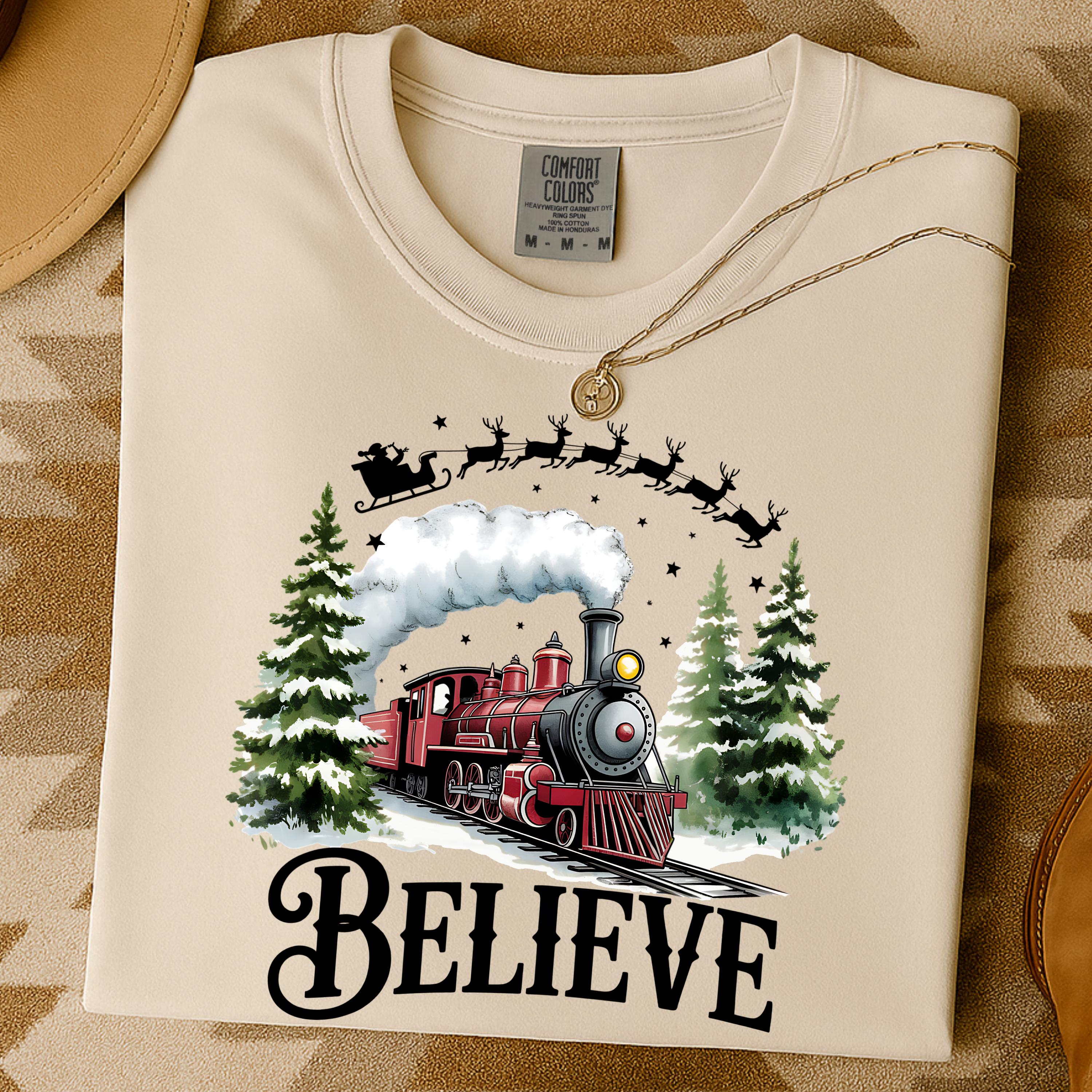 Believe North Pole Train PNG SVG | Christmas Train to North Pole Design ...