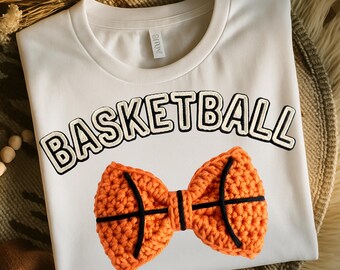 Basketbalstrik van garen PNG | Gezellige gebreide basketbal PNG | Nep gehaakt sportontwerp | Basketbalmoeder PNG | Sublimatie voor wedstrijddag | Digitaal