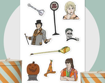 Feuille d'autocollants Halloweentown