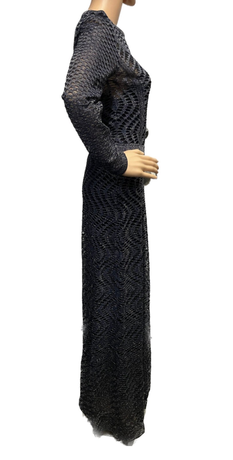 chinese dress ladies M Missoni Knit Long Maxi Dress