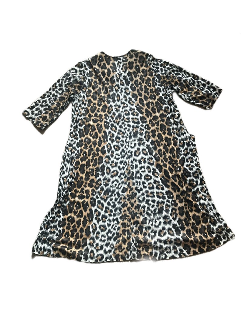 Cheetah Print Dress Vintage Dress Vintage Dress by Campus image 10