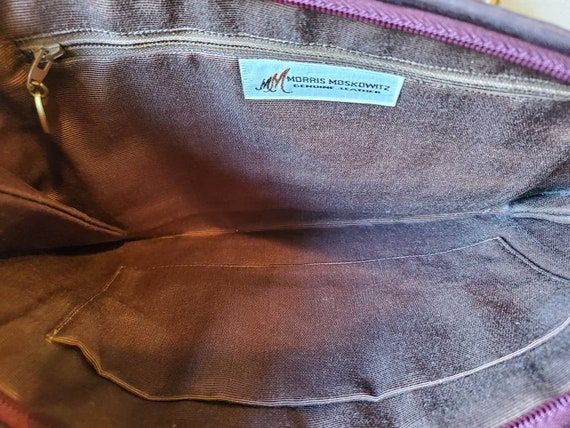 MORRIS MOSKOWITZ Handbag, Vintage Leather Purse, … - image 7