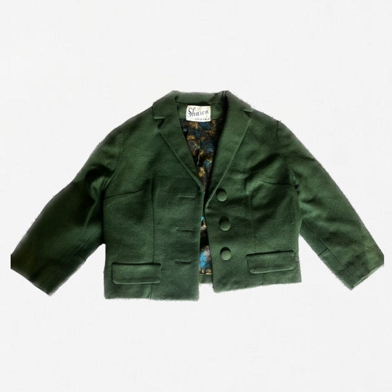 Vintage Blazer, Green Blazer, Blazer by Sharon Or… - image 5