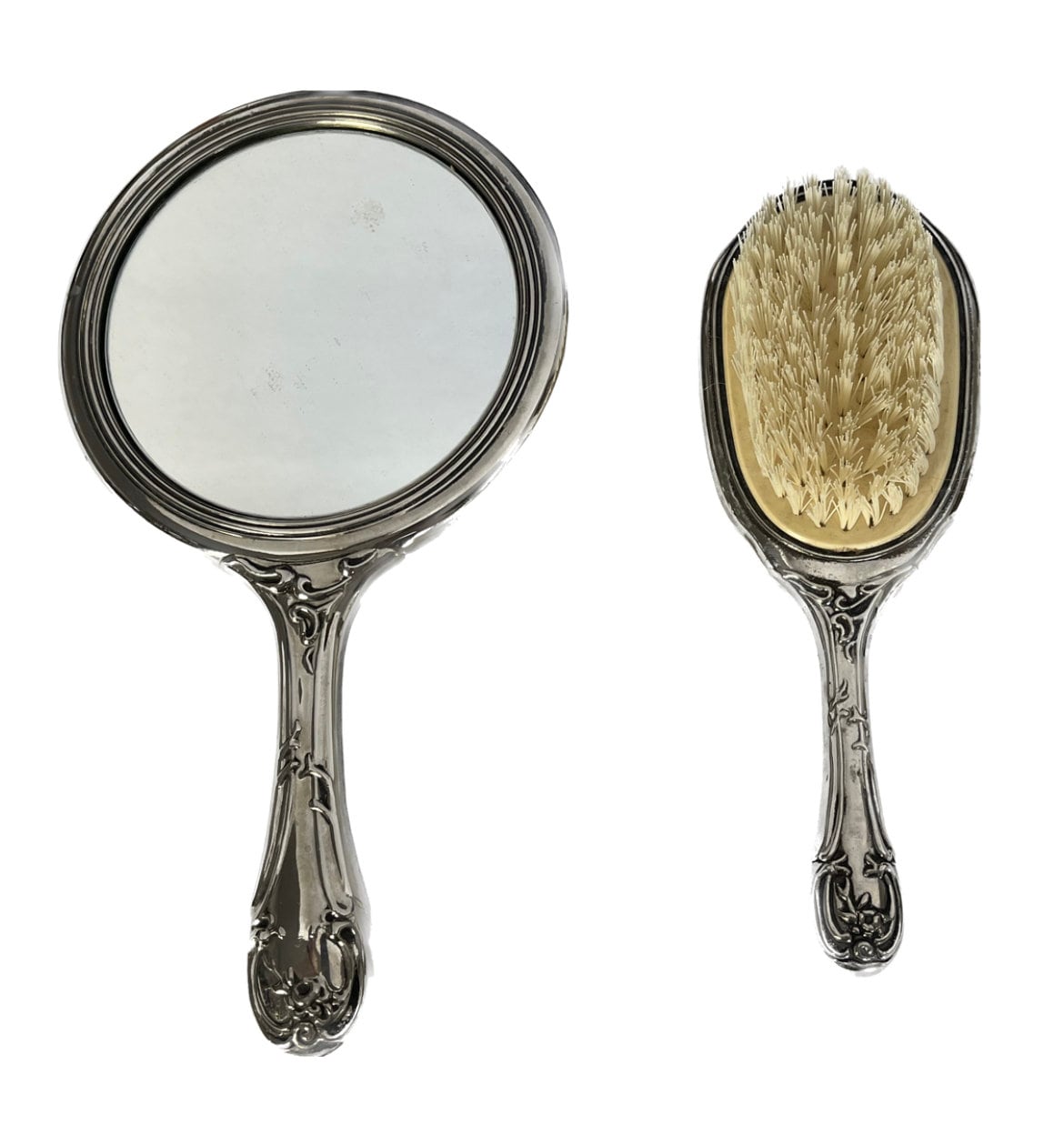 Brush and mirror Amazon.com : Arthaxi Travel Hairbrush and Mirror Set for  main image 3