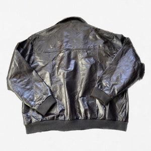 Vintage Leather Jacket Brown Jacket Jacket by Duke Haband image 7