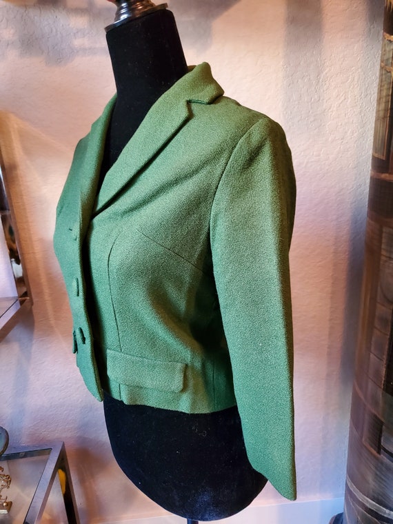 Vintage Blazer, Green Blazer, Blazer by Sharon Or… - image 3